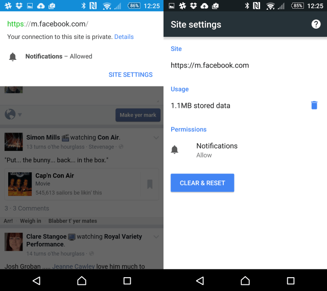 Trick to turn off notifications from Facebook on Chrome browser Picture 2