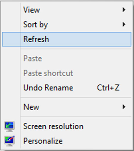 Trick to turn off the computer from the right-click menu on Windows 8 Picture 5