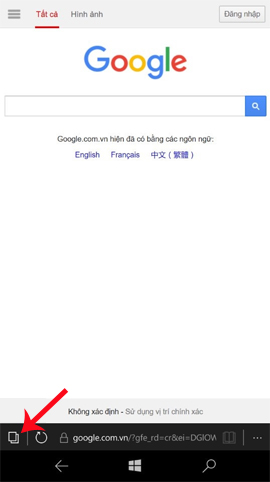 Trick to use Microsoft Edge on Windows 10 Mobile Picture 3