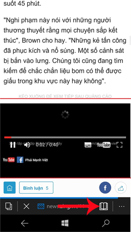 Trick to use Microsoft Edge on Windows 10 Mobile Picture 5