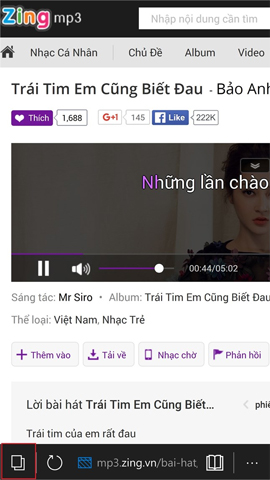Trick to use Microsoft Edge on Windows 10 Mobile Picture 7
