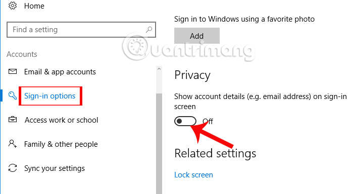 Tricks to customize the Windows 10 lock screen Picture 12