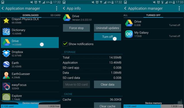 Trouble when unable to remove the application on Android Picture 3