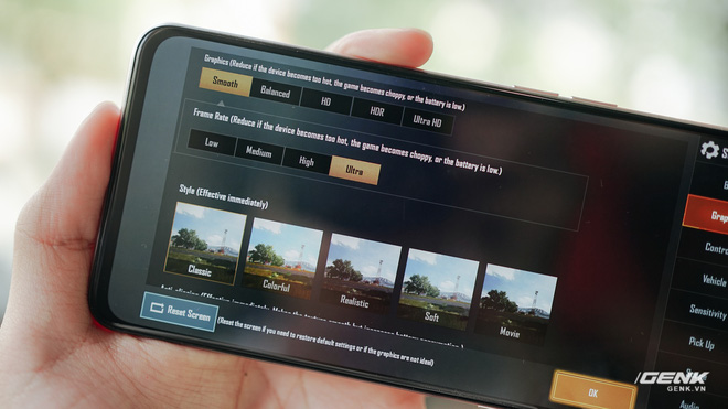 Try heavy gaming on the highest setting on OPPO Reno3 Picture 8