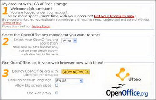Try OpenOffice online Picture 2