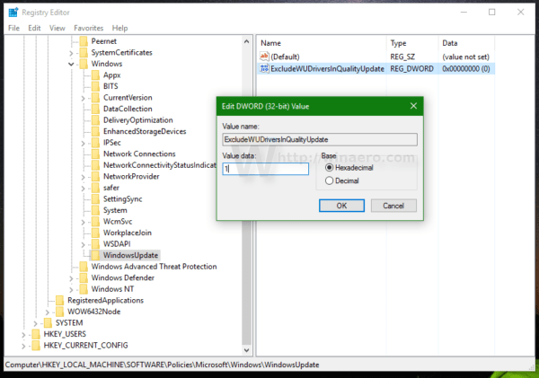 Turn off driver update on Windows Update Windows 10 Picture 4