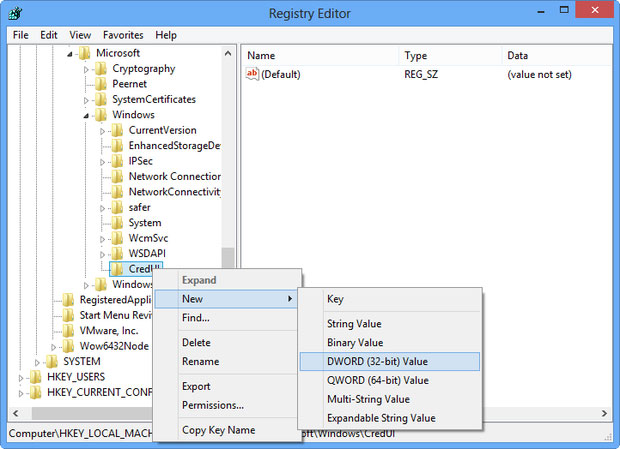 Turn off password display in Windows 8 when logging in Picture 5