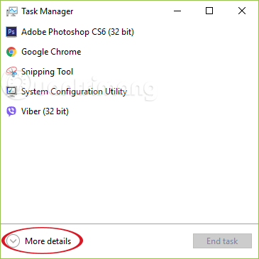 Turn off programs that start with the system on Windows 10 Picture 4