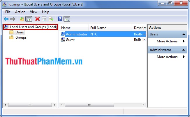Turn off the Administrator account in Windows 7 Picture 8