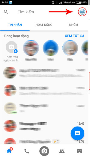 Turn off the chat bubble feature to help the phone run out of slow, lag Picture 2