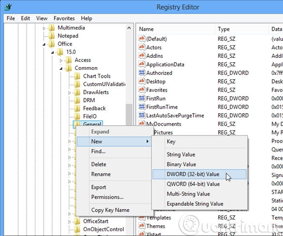 Turn off the Start Screen screen in Office 2013 Picture 3