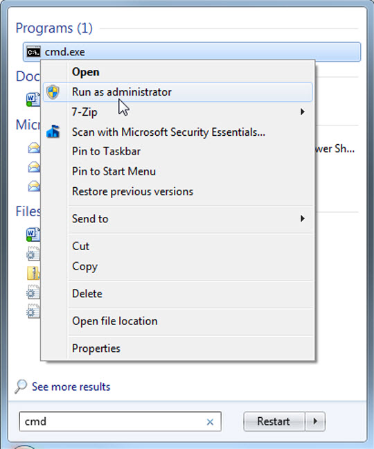 Turn off, turn on Hibernate mode in Windows 7 Picture 5
