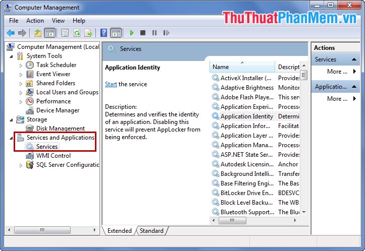 Turn off unnecessary services in Windows 7 Picture 6