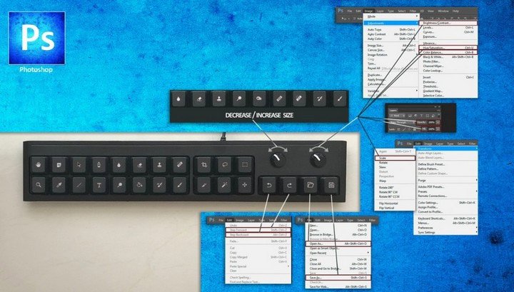 Turn photoshop tools into a unique and handy physical keyboard Picture 3