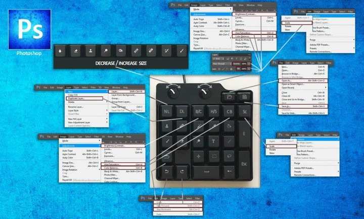 Turn photoshop tools into a unique and handy physical keyboard Picture 4