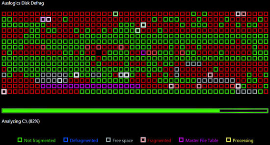 Turn screensavers into hard disk defragmentation Picture 2