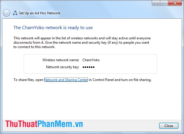 Turn your laptop into a Wifi transmitter Picture 7