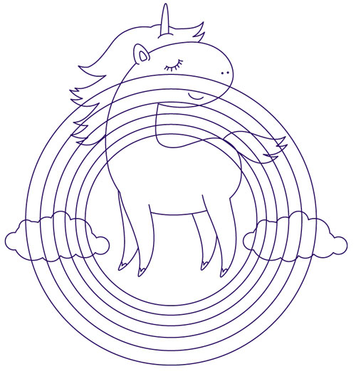 Tutorial drawing ... 'unicorn' in Adobe Illustrator Picture 20