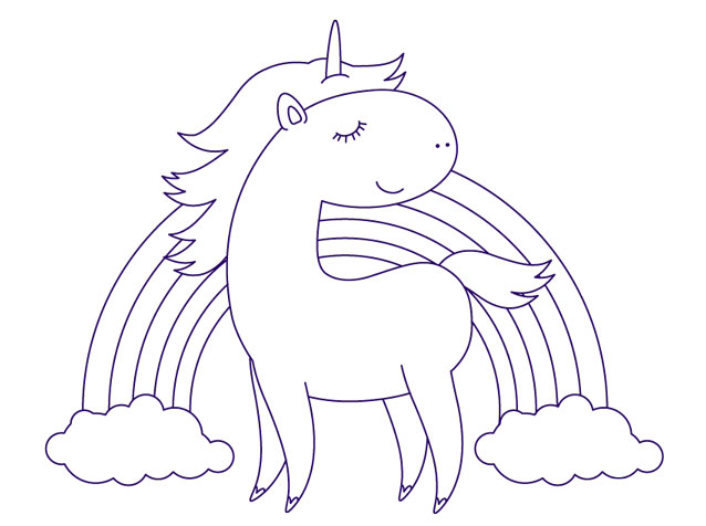 Tutorial drawing ... 'unicorn' in Adobe Illustrator Picture 21