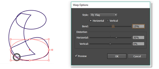 Tutorial drawing ... 'unicorn' in Adobe Illustrator Picture 3