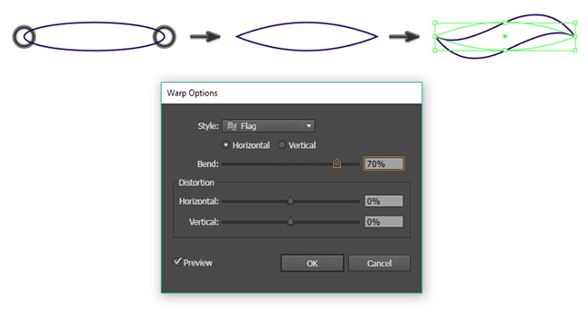 Tutorial drawing ... 'unicorn' in Adobe Illustrator Picture 5