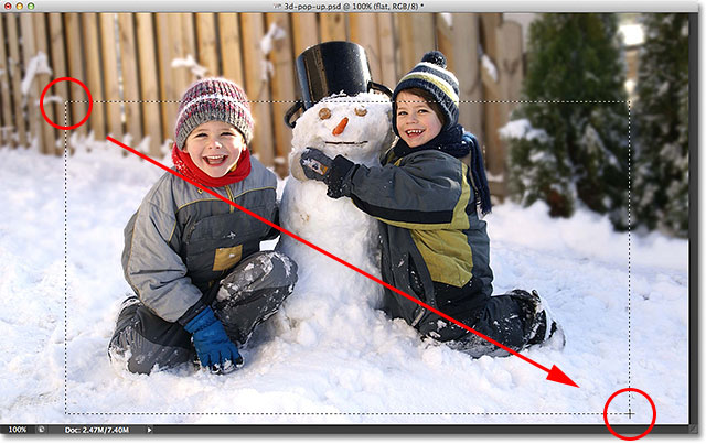 Tutorial for creating 3D photo effects in Photoshop (Part 1) Picture 19