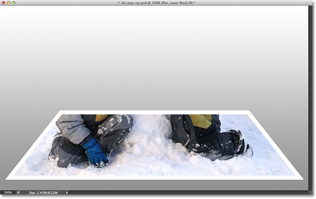 Tutorial for creating 3D photo effects in Photoshop (Part 2) Picture 19