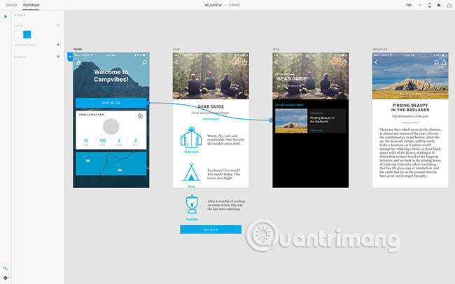 Tutorial for web design and UX with Adobe XD from A to Z Picture 7