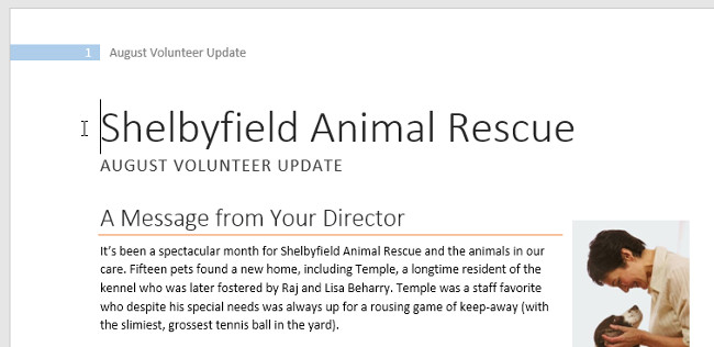 Tutorial for Word 2016 (Part 27): How to use Style Picture 10