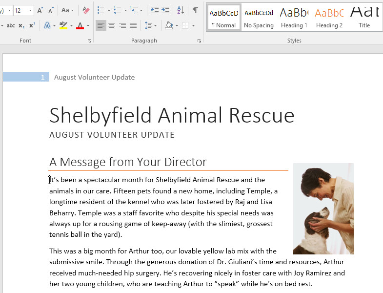 Tutorial for Word 2016 (Part 27): How to use Style Picture 11
