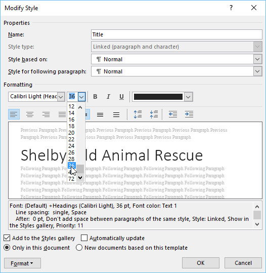 Tutorial for Word 2016 (Part 27): How to use Style Picture 9
