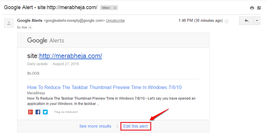Tutorial from AZ how to create Google Alerts query tool Picture 10