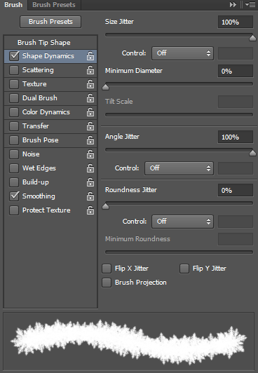 Tutorial to create a sparkling snow effect using Photoshop Brush Picture 4