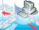 Two consecutive spam waves of Bagle virus Picture 1