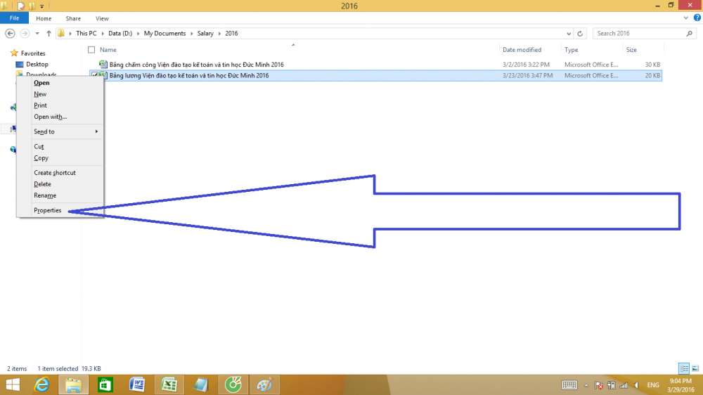 Types of data hiding in Excel - Part end: Hide Excel Files Picture 1