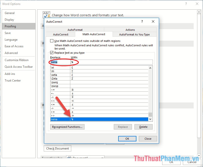 Typing, abbreviation in Word, Excel with AutoCorrect Picture 12