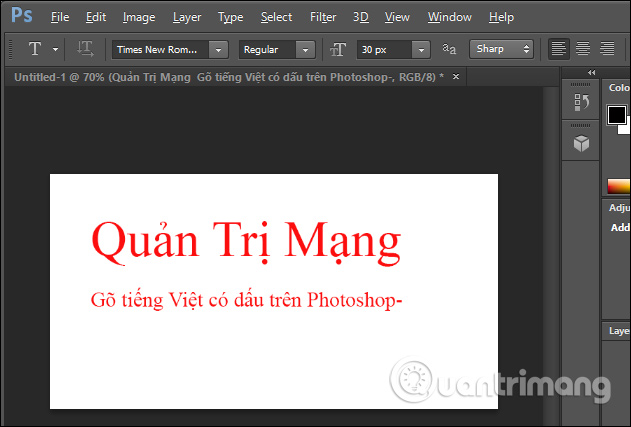 Typing Vietnamese in Photoshop Picture 5