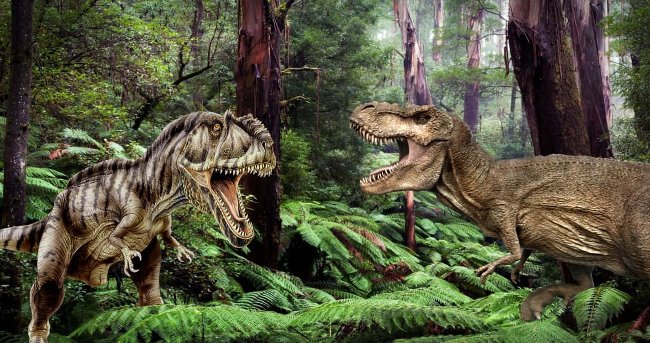 Tyrannosaurus T-rex and Giganotosaurus, which one will win? Picture 1