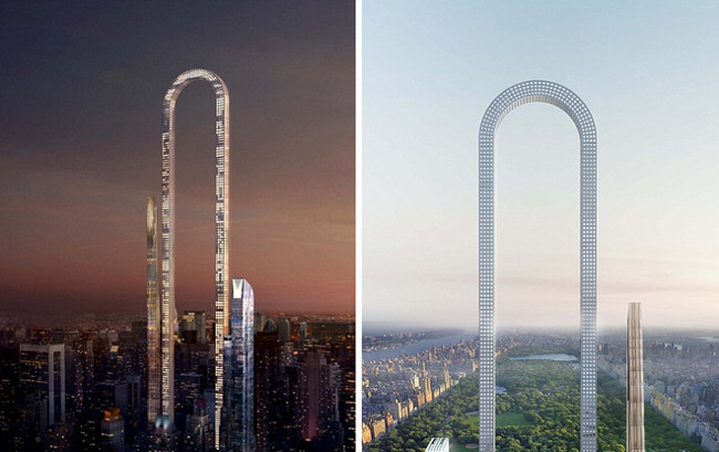U Big Bend shaped skyscraper breaks every record of height in the world of America Picture 1