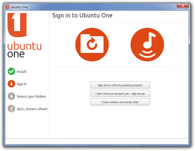 Ubuntu One: Cloud storage service available on Windows Picture 1