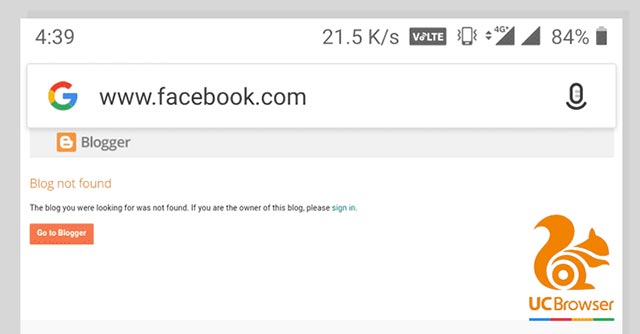 UC Browser Android - lucrative bait for URL spoofing attacks Picture 2