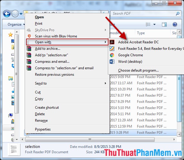 Uninstall and delete programs in Open With in Windows 7 Picture 1