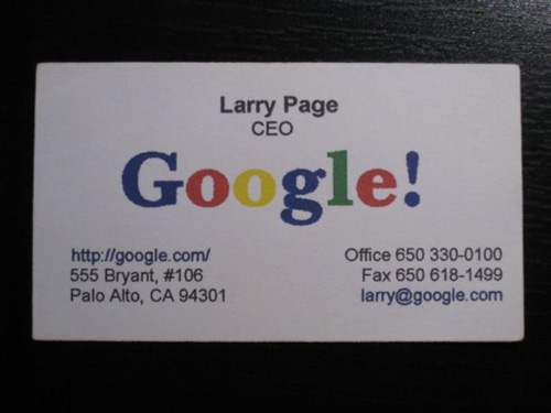 Unique business cards of 12 famous businessmen Picture 5