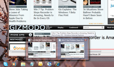 Unique taskbar in Windows 7 Picture 3