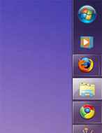 Unique taskbar in Windows 7 Picture 4