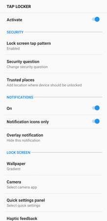 Unlock the phone by typing the screen to the beat with Tap Locker Picture 3