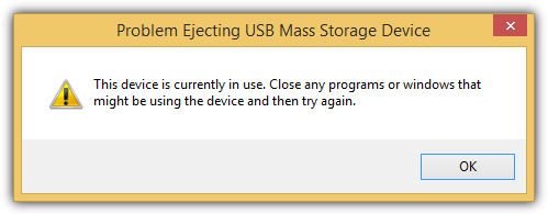 Unplug USB safely, Fix 'Ejecting USB Mass Storage Device' error Picture 4