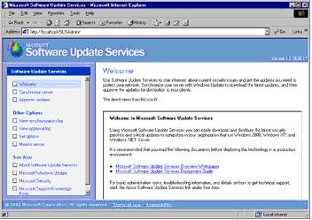 Update bug fixes for distributed environments via SYSTEM UPDATE SERVICES (SUS) Picture 3
