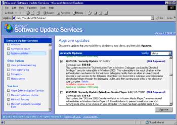 Update bug fixes for distributed environments via SYSTEM UPDATE SERVICES (SUS) Picture 5
