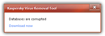 kaspersky databases are corrupted